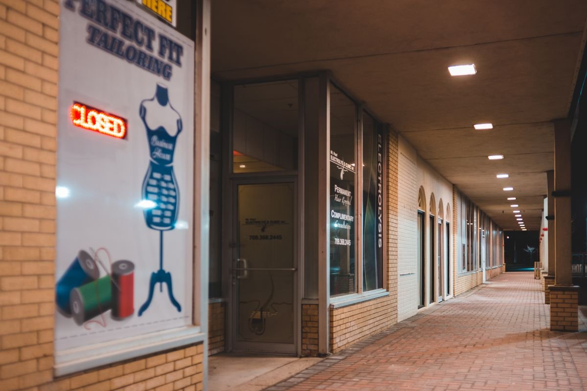 LED storefront signage project